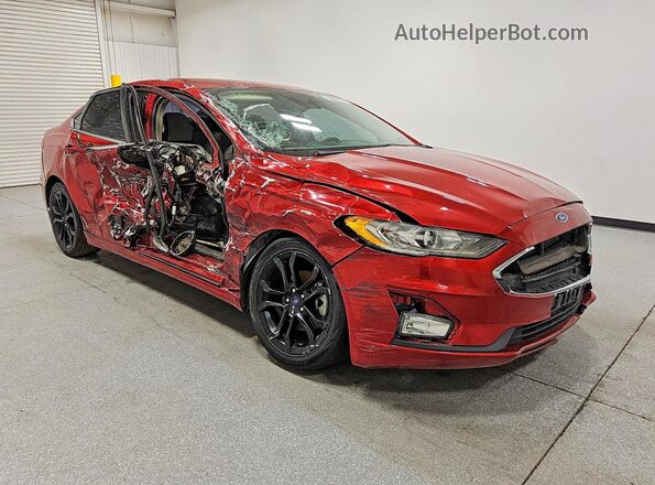 3FA6P0HD8LR171473 2020 FORD FUSION Red Delantero derecho