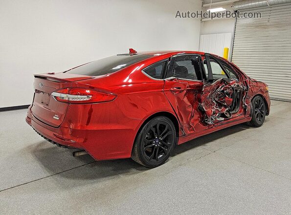 3FA6P0HD8LR171473 2020 FORD FUSION Red Trasero derecho