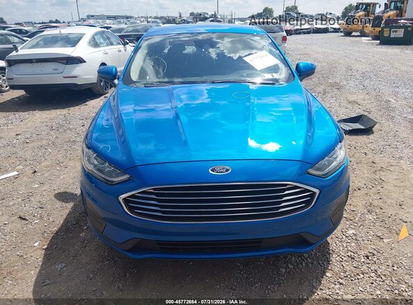 3FA6P0HD8LR236306 2020 FORD FUSION Blue Vista del cuadro de instrumentos