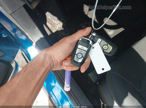 3FA6P0HD8LR236306 2020 FORD FUSION Blue Vista del salpicadero