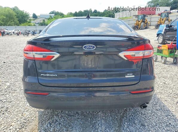 3FA6P0HD8LR262033 2020 FORD FUSION Черный Вид сзади