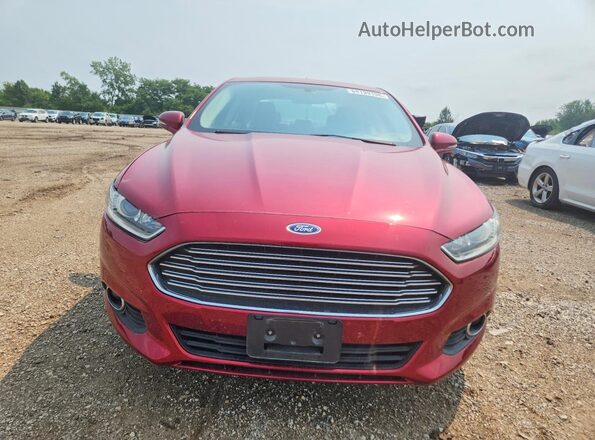 3FA6P0HD9GR276786 2016 FORD FUSION Red Widok z przodu