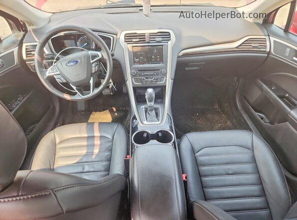 3FA6P0HD9GR276786 2016 FORD FUSION Red Widok deski rozdzielczej