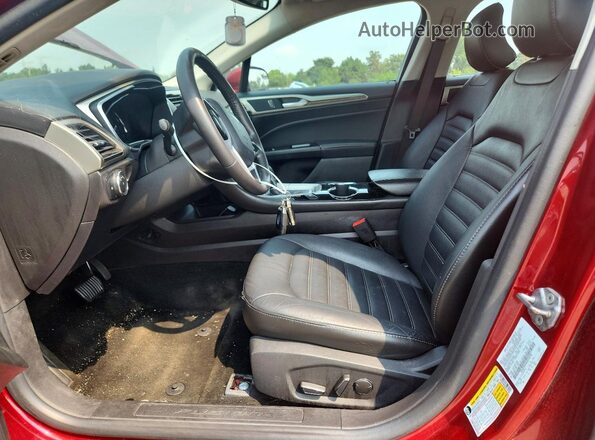 3FA6P0HD9GR276786 2016 FORD FUSION Red Widok wnętrza z przodu