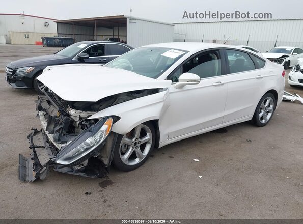 3FA6P0HD9GR339725 2016 FORD FUSION Белый Передняя левая четверть