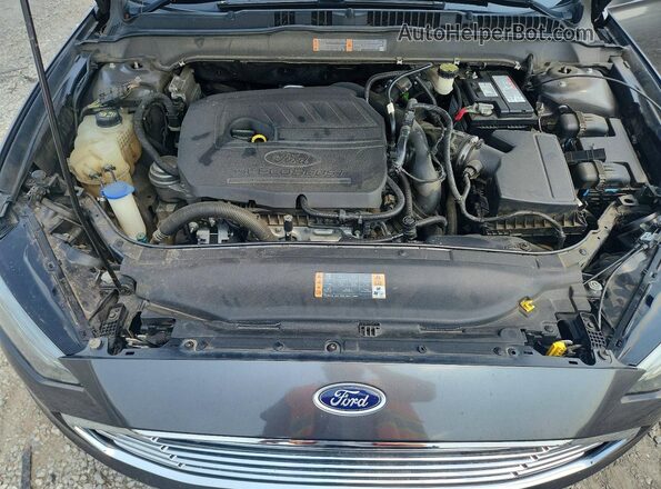 3FA6P0HD9HR268737 2017 FORD FUSION Charcoal Widok wnętrza z tyłu