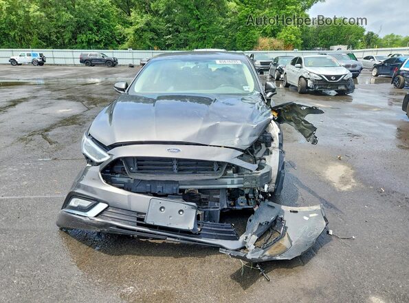 3FA6P0HD9HR268835 2017 FORD FUSION Gray Вид спереду