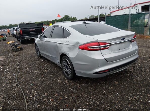 3FA6P0HD9HR305124 2017 FORD FUSION Silver Trasero izquierdo