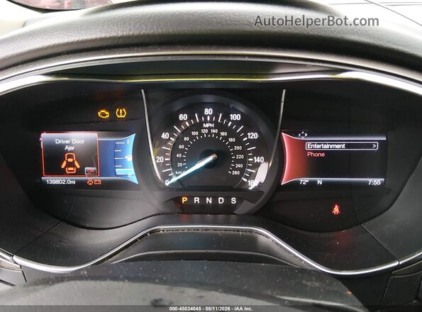 3FA6P0HD9HR305124 2017 FORD FUSION Silver Vista de los asientos traseros