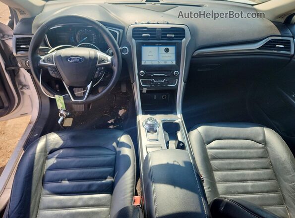 3FA6P0HD9HR311635 2017 FORD FUSION White Вид панелі приладів