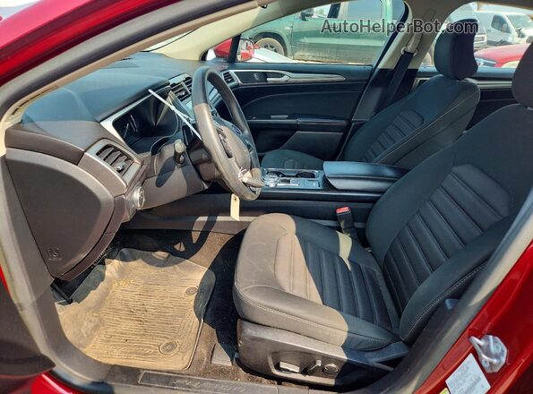 3FA6P0HD9JR202274 2018 FORD FUSION Red Front interior view