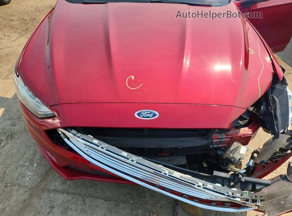 3FA6P0HD9JR202274 2018 FORD FUSION Red Rear interior view
