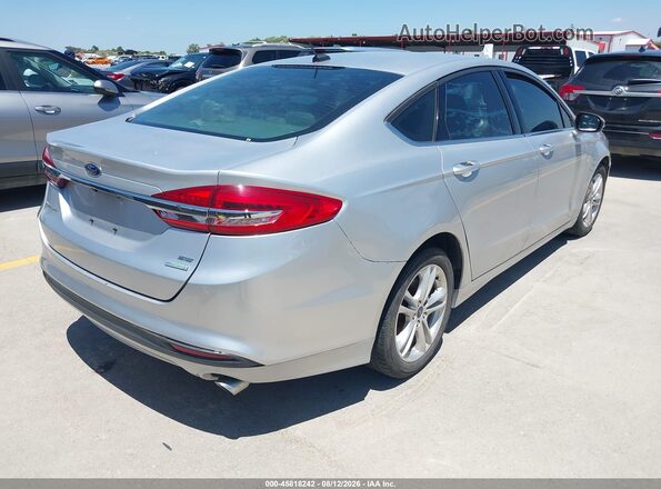 3FA6P0HD9JR208107 2018 FORD FUSION Silver Задня права чверть
