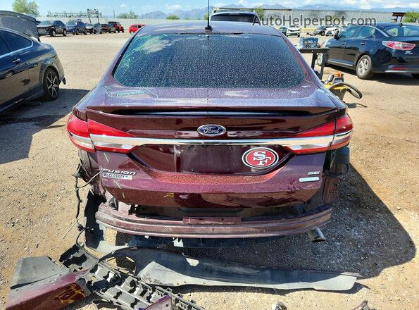 3FA6P0HD9JR222671 2018 FORD FUSION Purple Widok z tyłu