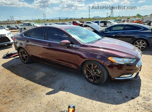 3FA6P0HD9JR222671 2018 FORD FUSION Purple Przód prawy