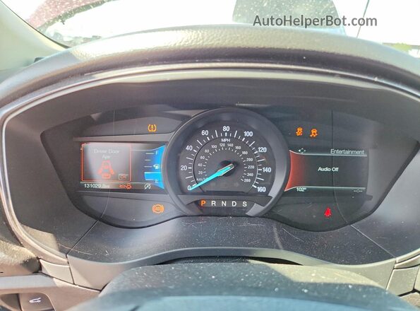 3FA6P0HD9JR222671 2018 FORD FUSION Purple Widok zestawu wskaźników