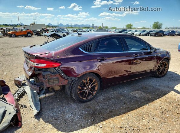 3FA6P0HD9JR222671 2018 FORD FUSION Purple Tył prawy