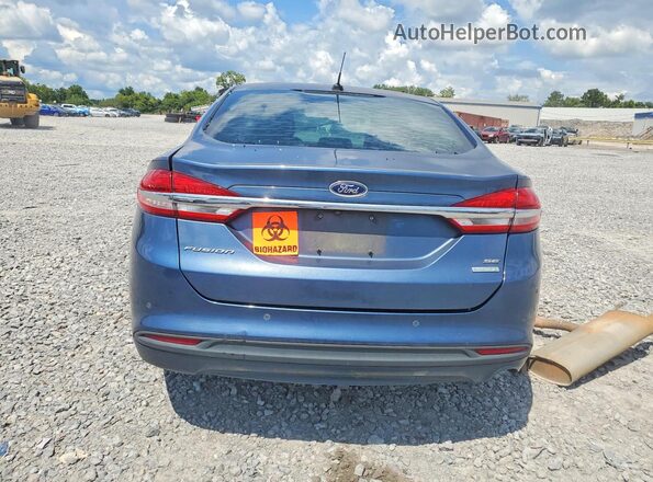 3FA6P0HD9JR228972 2018 FORD FUSION Blue Vista trasera