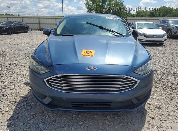 3FA6P0HD9JR228972 2018 FORD FUSION Blue Vista frontal