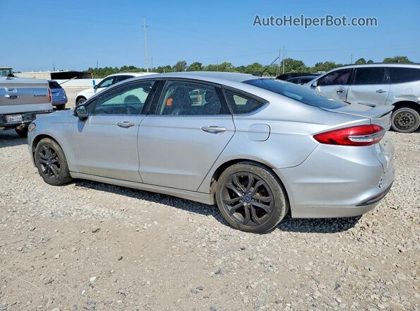 3FA6P0HD9JR230933 2018 FORD FUSION Silver Trasero derecho