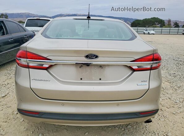 3FA6P0HD9JR241320 2018 FORD FUSION Tan Rear view