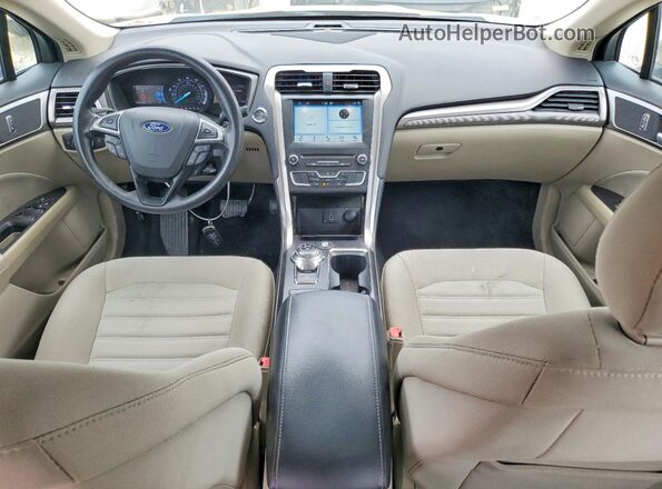 3FA6P0HD9JR241320 2018 FORD FUSION Tan Dashboard view