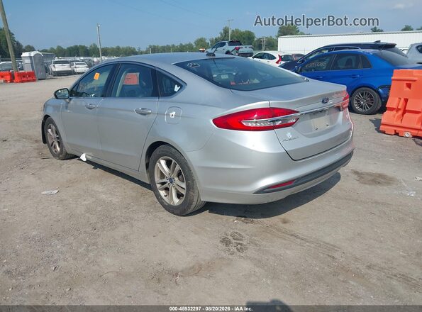 3FA6P0HD9JR249398 2018 FORD FUSION Silver Rear left