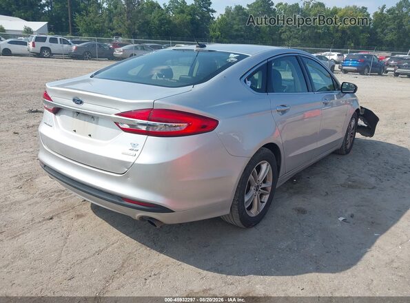 3FA6P0HD9JR249398 2018 FORD FUSION Silver Rear right