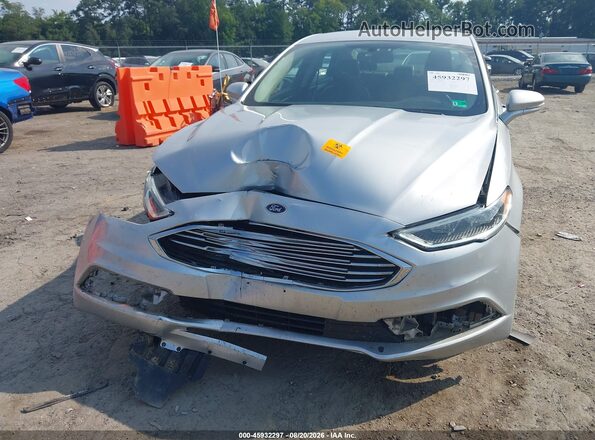 3FA6P0HD9JR249398 2018 FORD FUSION Silver Front view