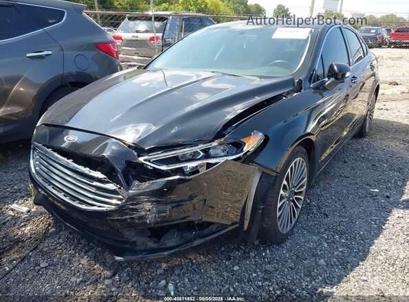 3FA6P0HD9JR265181 2018 FORD FUSION Black Դիմացի տեսք