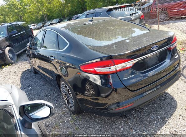3FA6P0HD9JR265181 2018 FORD FUSION Black Հետևի ձախ