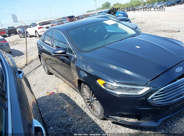 3FA6P0HD9JR265181 2018 FORD FUSION Black Սալոնի հետևի տեսք