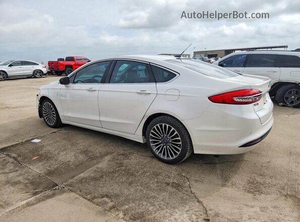 3FA6P0HD9JR280859 2018 FORD FUSION Белый Задняя левая четверть