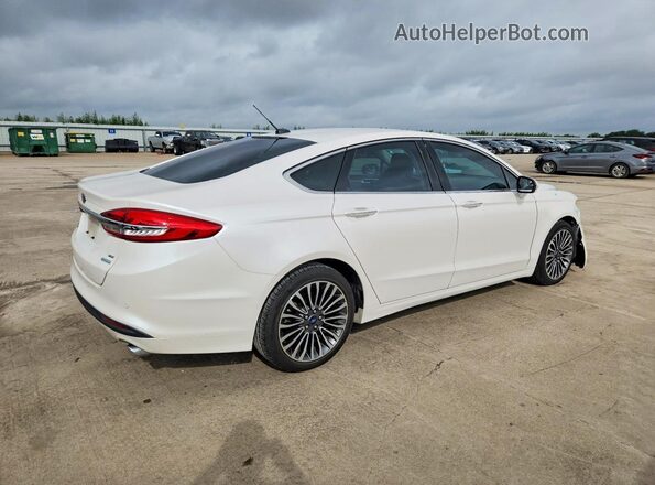3FA6P0HD9JR280859 2018 FORD FUSION Белый Задняя правая четверть