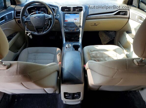 3FA6P0HD9KR248950 2019 FORD FUSION Синий Вид панели приборов