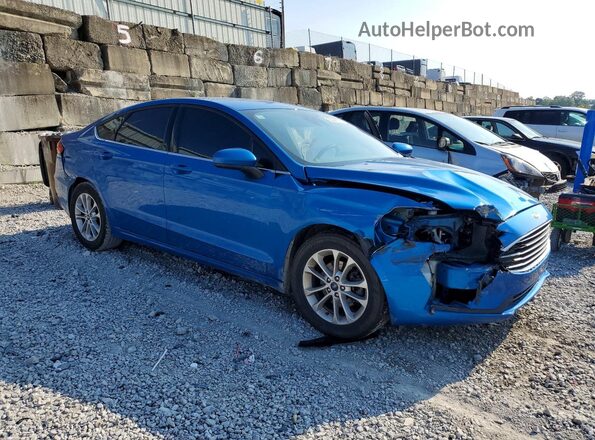 3FA6P0HD9KR248950 2019 FORD FUSION Синий Передняя правая четверть