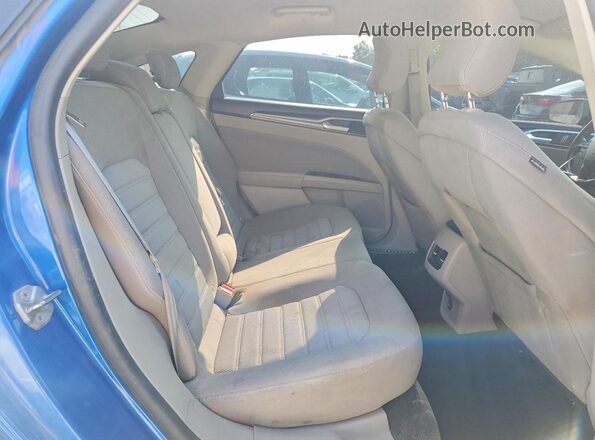 3FA6P0HD9KR248950 2019 FORD FUSION Синий Вид задних сидений