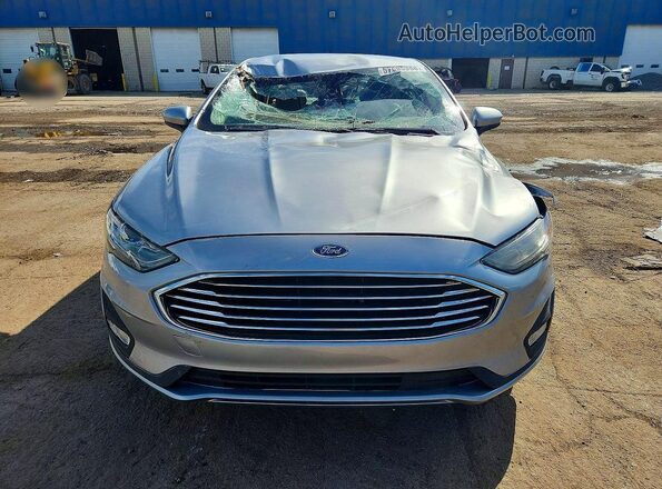 3FA6P0HD9LR156142 2020 FORD FUSION Gray Front view
