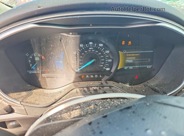 3FA6P0HD9LR156142 2020 FORD FUSION Gray Instrument cluster view