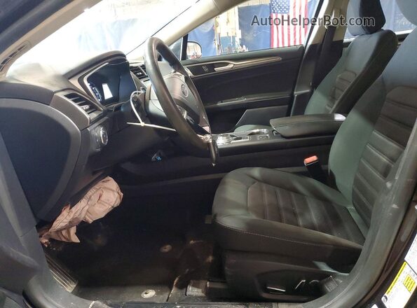 3FA6P0HD9LR166105 2020 FORD FUSION Черный Вид салона спереди