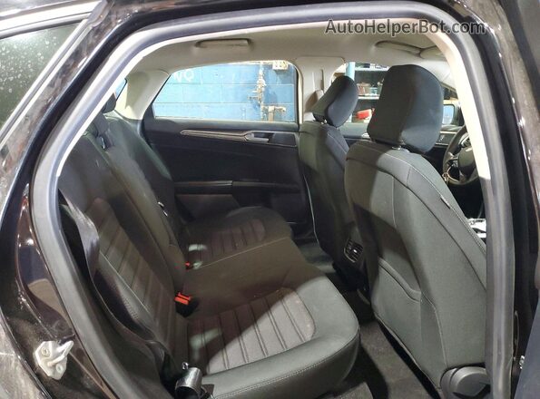 3FA6P0HD9LR166105 2020 FORD FUSION Черный Вид задних сидений