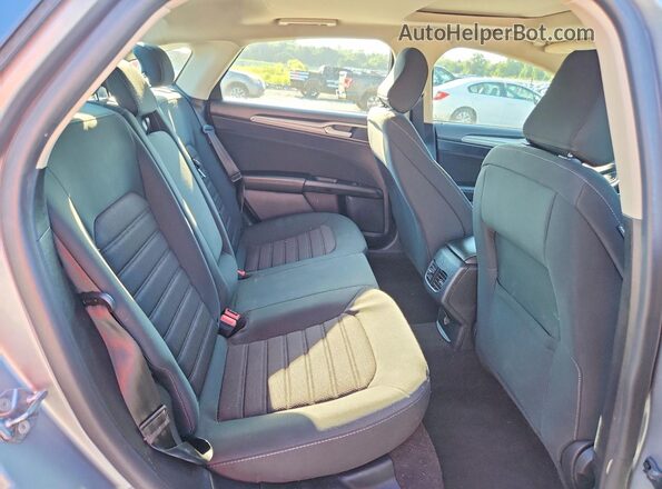 3FA6P0HD9LR190386 2020 FORD FUSION Silver Rear seats view