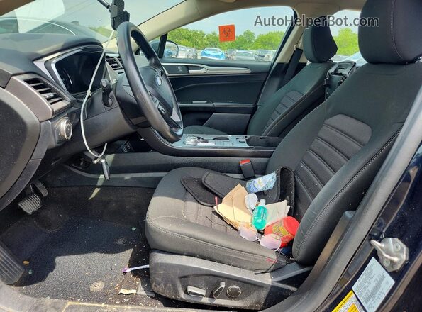 3FA6P0HD9LR246892 2020 FORD FUSION Black Widok wnętrza z przodu