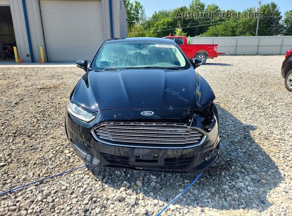 3FA6P0HDXGR153546 2016 FORD FUSION Black Front view