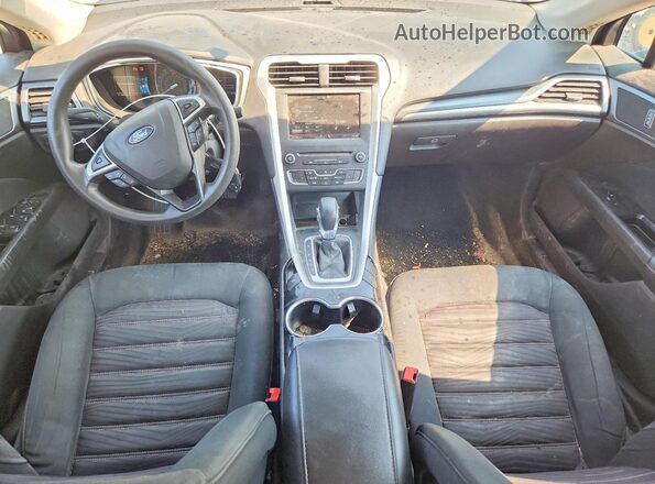 3FA6P0HDXGR153546 2016 FORD FUSION Black Dashboard view