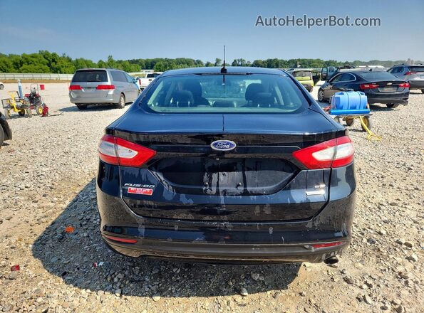 3FA6P0HDXGR153546 2016 FORD FUSION Black Rear view