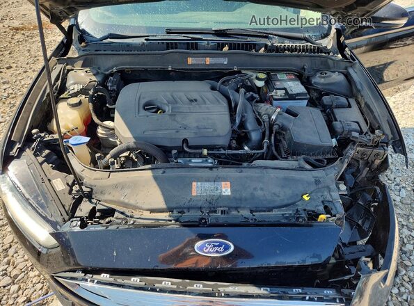 3FA6P0HDXGR153546 2016 FORD FUSION Black Rear interior view