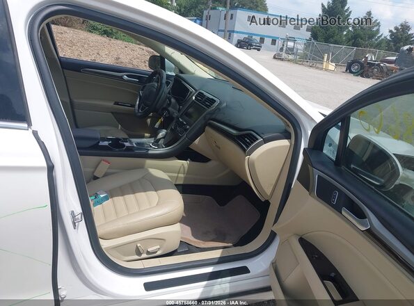3FA6P0HDXGR211400 2016 FORD FUSION White წინა სალონის ხედი