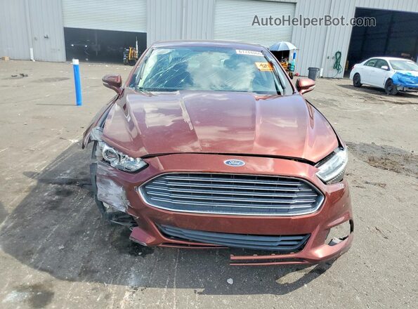 3FA6P0HDXGR220842 2016 FORD FUSION Brown Вид спереду