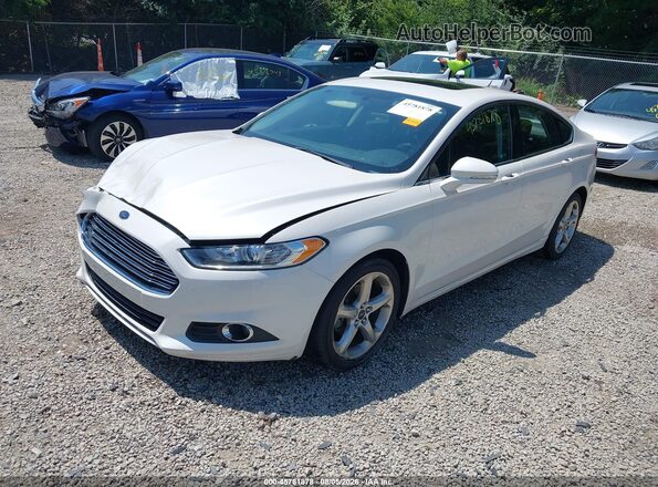 3FA6P0HDXGR238936 2016 FORD FUSION White Vista tres cuartos delantera izquierda